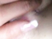 Amateur girl plays