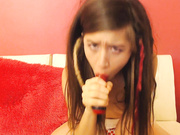 Kinky girl guts naughty