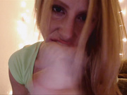 Hard sloppy dildo