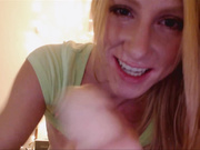 Hard sloppy dildo