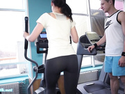 Jeny Smith at the gym