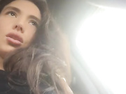 In the car