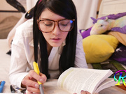 missrainbow horny school girl blowjob facial