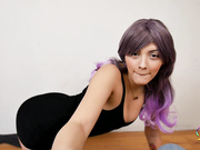 missrainbo swallowing slut sneaky blowjob