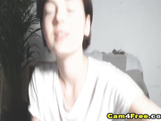 Pretty College Babe Finger Fucks Her Pussy