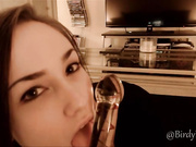 Birdylovesit POV Blowjob With My Favorite Toy