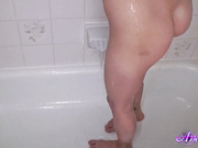 In the shower