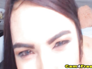 Gorgeous Babe with Big Tits Masturbates on Cam