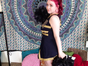 Camille Campbell Step Sister Cheerleader Oil Anal