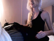 Blowjob by beautiful blond amateur babe