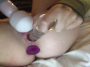 Close-up anal and pussy fuck