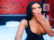 Black sexy dress tease