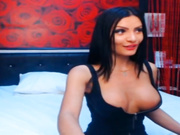 Black sexy dress tease