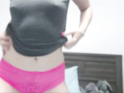 Mature Woman with Glasses and Short Hair Squirting