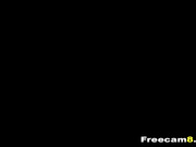 School Girl Plays with her Smooth Pretty Cunt