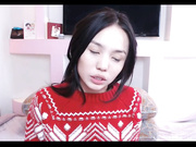 Asian Cam-girl Blowjob on Cam