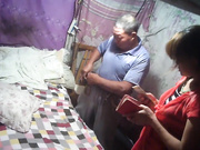 Poor Chinese woman selling her sex with father for money in