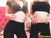 Two Babe Teasing Each Other On Cam