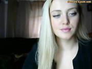 Sexy Blonde On Webcam