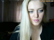 Sexy Blonde On Webcam