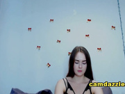 Blue Eyed Brunette Open Wide On Webcam Show