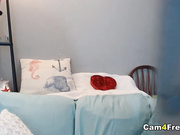 Hottie Blonde Babe Fuck Her Pussy With Dildo