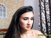Latina Housewife Plays Online While Her Man At Work