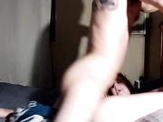 Energetic webcam couple
