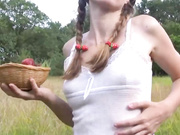 pretty girl gets excited farm - osirisporn.com to watch more