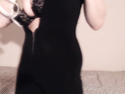 Sexy Blonde Babe Gets Her Titties Fucked By Her BF