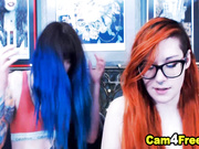 Pretty Redhead Babe Gets Fucked By Her Shemale Friend