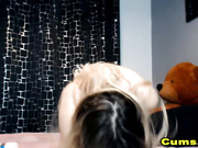 Blonde With Nice Ass Playing Her Pussy