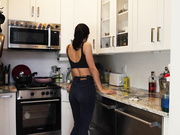 CynCynCyn All Tied Up in the Kitchen