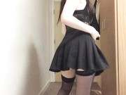 daddyslittlegirl school girl strip tease