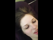 Gorgeous Teen Grts A Huge Facial